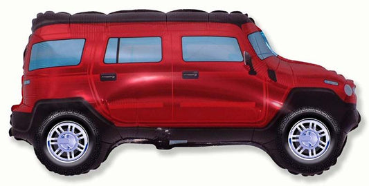 Four Wheel Drive Red 33" Foil Balloon