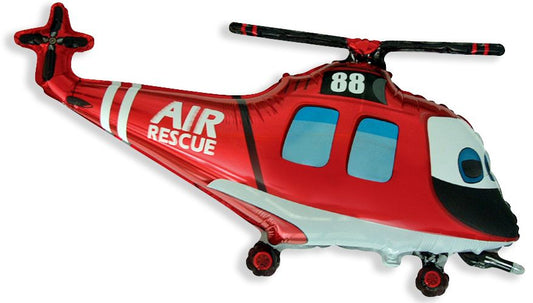 Rescue Helicopter 26" Foil Balloon