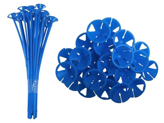 Child Friendly Balloon Sticks (Blue)