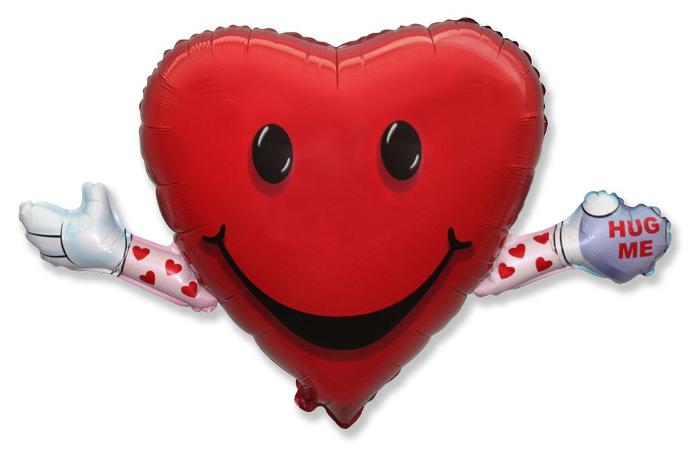 Love and Hug 41" Super Shape Foil Balloon