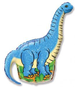 Diplodocus Dinosaur 43" Super Shape Foil Balloon