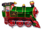 Train Green 31" Foil Balloon