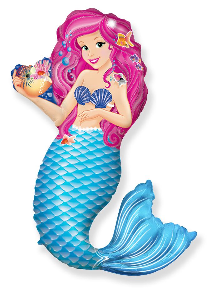 Zoe Mermaid 32" Foil Balloon