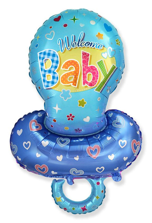 Pacifier Blue 40" Foil Balloon