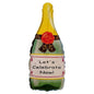 Champagne Bottle 33" Super Shape Foil Balloon