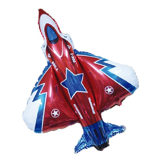 Superfighter Jet 36" Red Foil Balloon