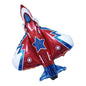 Superfighter Jet 36" Red Foil Balloon