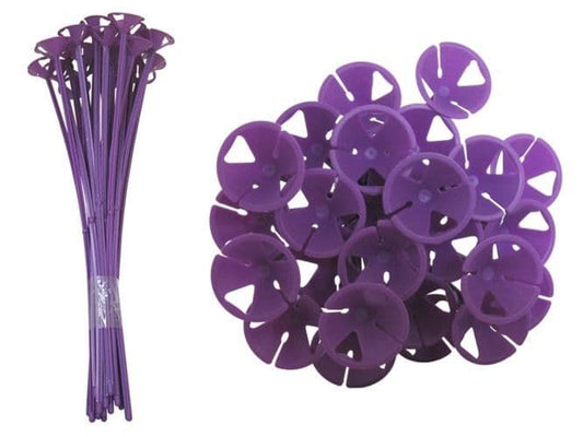 Child Friendly Balloon Sticks (Purple)