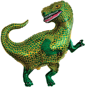 Tyranosaurus Rex 33" Super Shape Foil Balloon