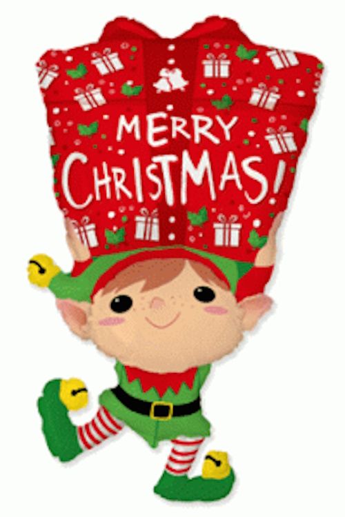 Christmas Elf 42" Foil Balloon