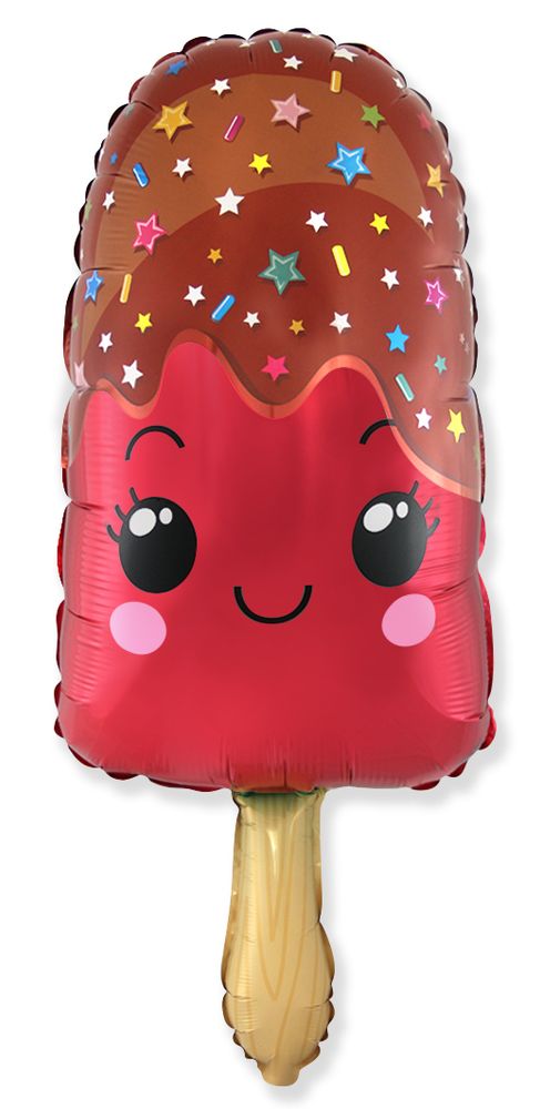 Ice Lolly Red 33" Foil Balloon