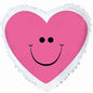 9" Pink Smile Heart