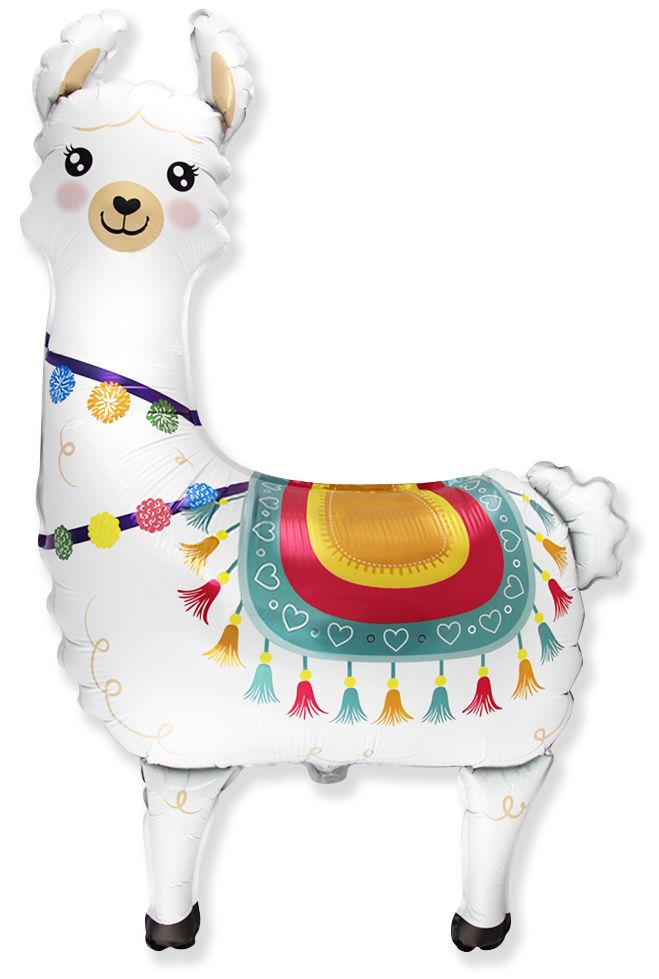 Llama 37" Super Shape Foil Balloon