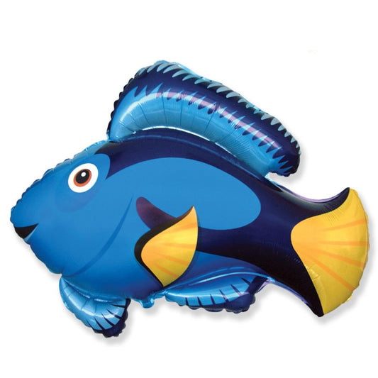 Blue Fish 26" Foil Balloon