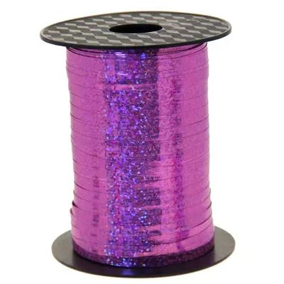 Pink Holographic Curling Ribbon (5mm)