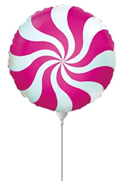 Candy Swirl Rd Fuchsia Mini