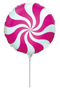 Candy Swirl Rd Fuchsia Mini