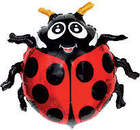 Ladybug 30" Super Shape Foil Balloon