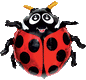 Ladybug 30" Super Shape Foil Balloon