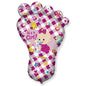 It's a Girl Foot 38" Super Shape Foil Balloon