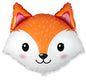 Fox Head 25" Super Shape Foil Balloon