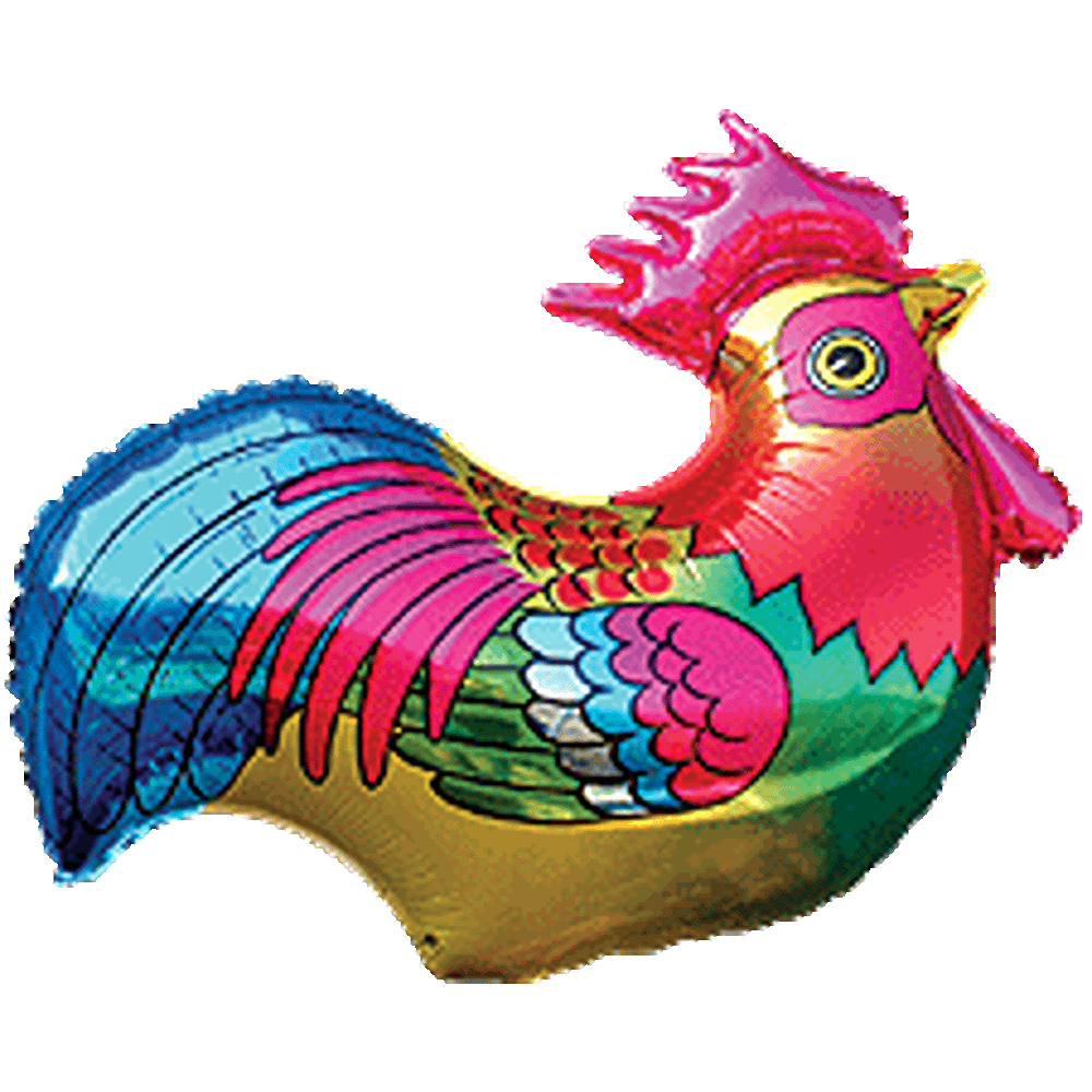 Rooster 27" Foil Balloon