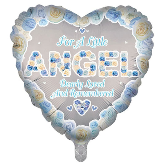 Angel Blue Heart