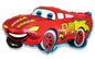 Racing Car Red 32" Foil Balloon