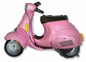 Vespa Scooter Pink 38" Foil Balloon