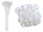 Child Friendly Balloon Sticks (White)