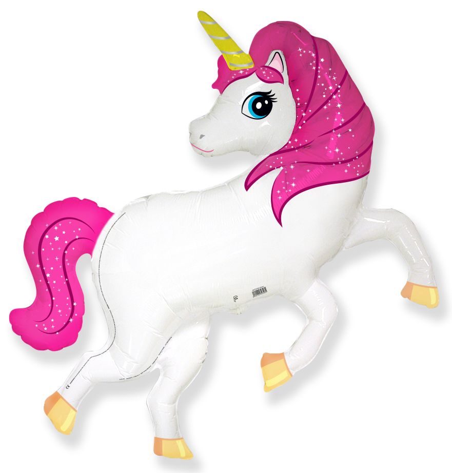 Pink Unicorn Body 41" Super Shape Foil Balloon