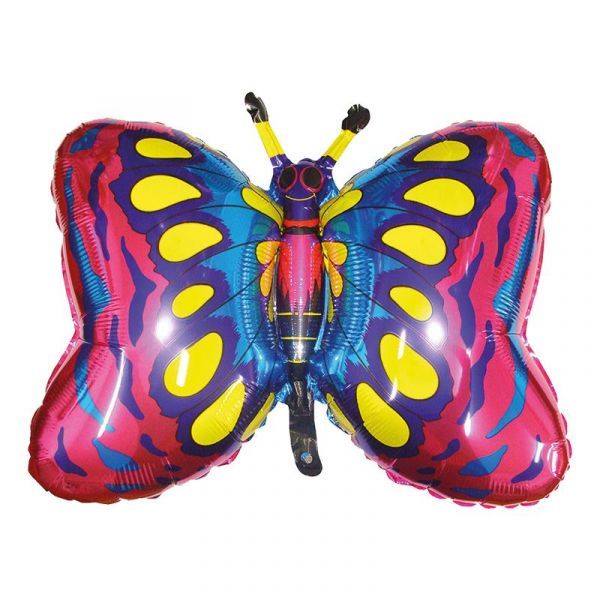 Butterfly Fuchsia 35" Foil Balloon