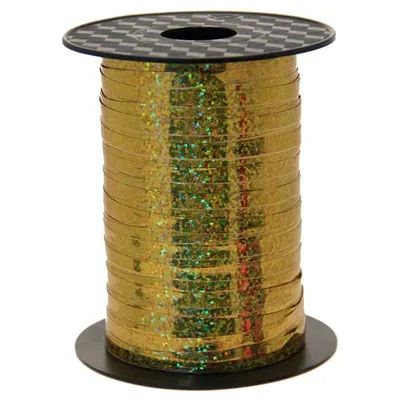 Gold Holographic Curling Ribbon (5mm)