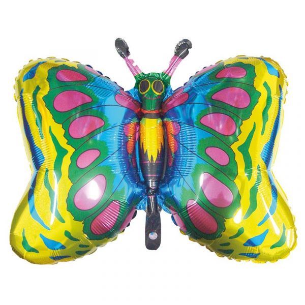 Butterfly Yellow 35" Foil Balloon