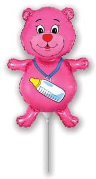 Bottle Bear Fuchsia Mini