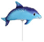 Cute Dolphin Blue Mini