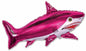 Strong Shark Pink 42" Foil Balloon