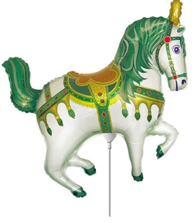 Horse Circus Green Mini