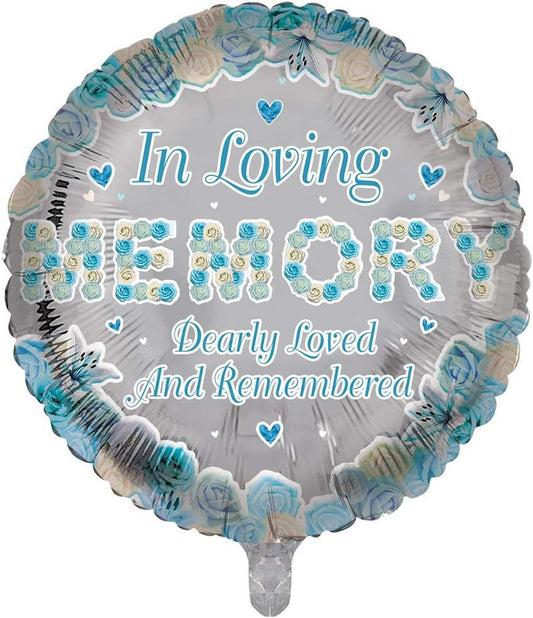 In Loving Memory Blue Round