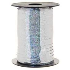 Silver Holographic Curling Ribbon (5mm)