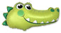 Crocodile Head 31" Super Shape Foil Balloon