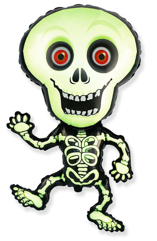 Skeleton Green 40" Foil Balloon