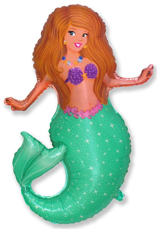 Pretty Mermaid 32" Foil Balloon