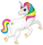 Rainbow Unicorn Body 41" Super Shape Foil Balloon