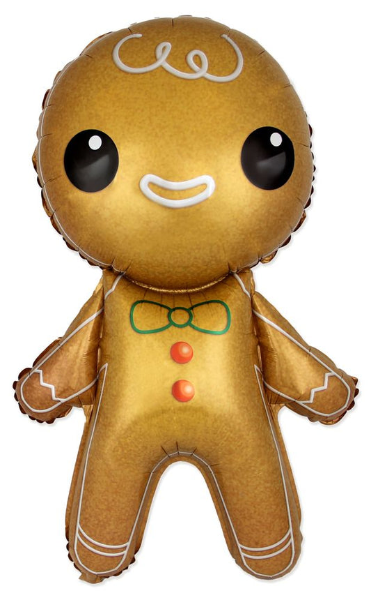 Gingerbread Man 39" Foil Balloon