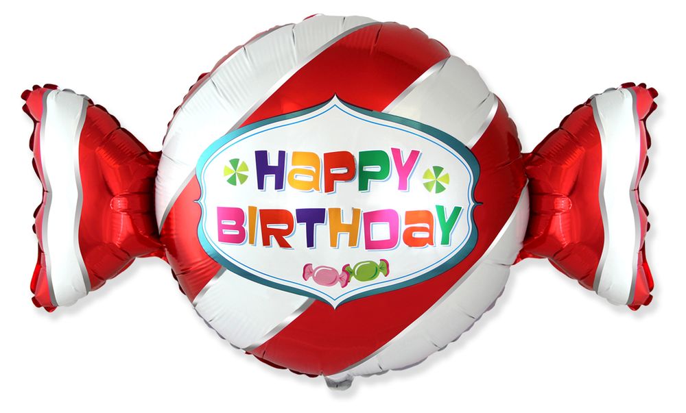 Sweet Candy Red 36" Foil Balloon