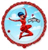 Miraculous Jumping 18'' Round Foil Balloon