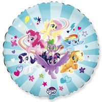 My Little Pony Team 18'' Round Foil Balloon