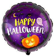 Happy Halloween 18'' Round Foil Balloon