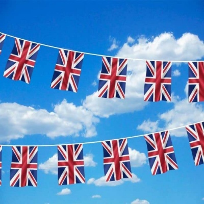 Union Jack Bunting 10m Rectangle Flag Great Britian Olympic